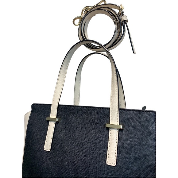 KATE SPADE NEW YORK Black and Ivory Cow Leather Cross Body Bag - Picture 12 of 17